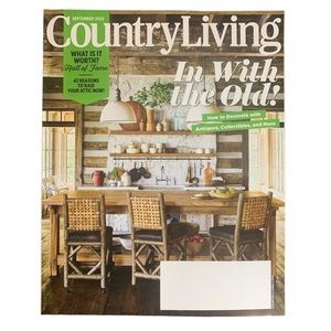 Country Living Magazine September 2022 In With The Old Antiques Collectibles